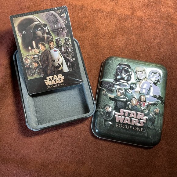 Star Wars Rogue One playing Cards Deck in collectible tin Box - Picture 1 of 7